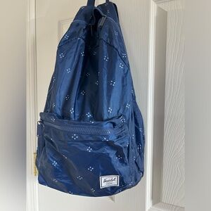 Herschel Supply Company Blue Geometric Pattern Backpack